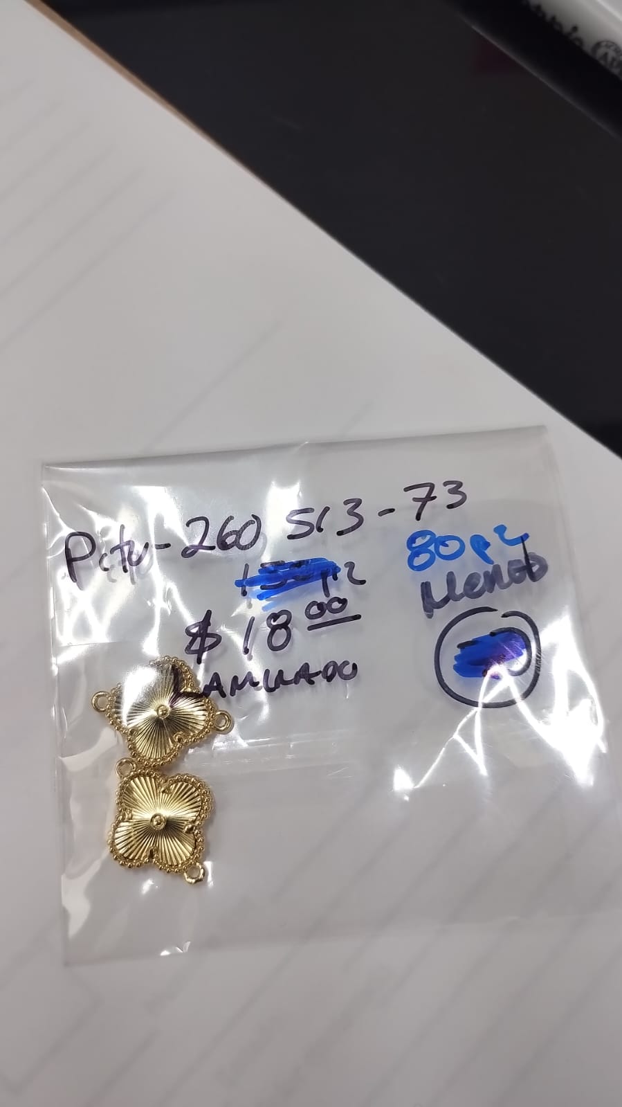 TREBOL DORADO DOS LADOS