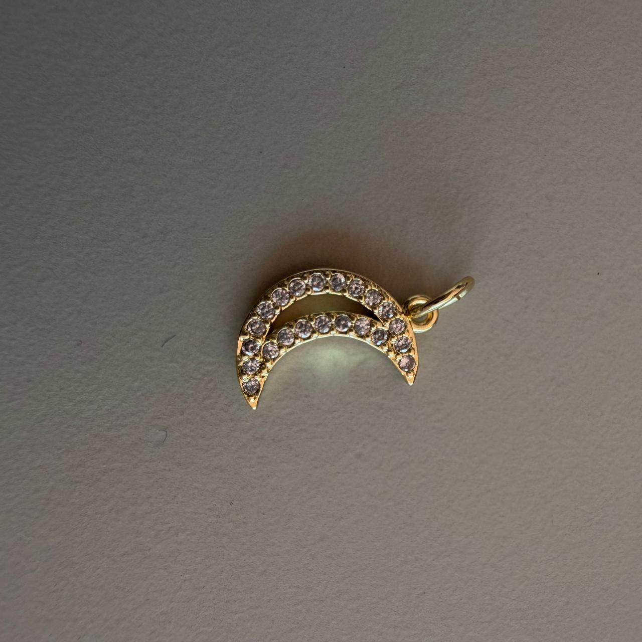 DIJE LUNITA CON ZIRCONIA