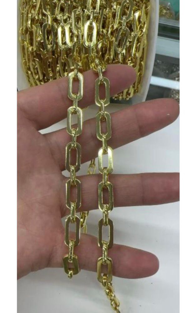 CADENA ESLABON RECTANGULAR SOLIDO