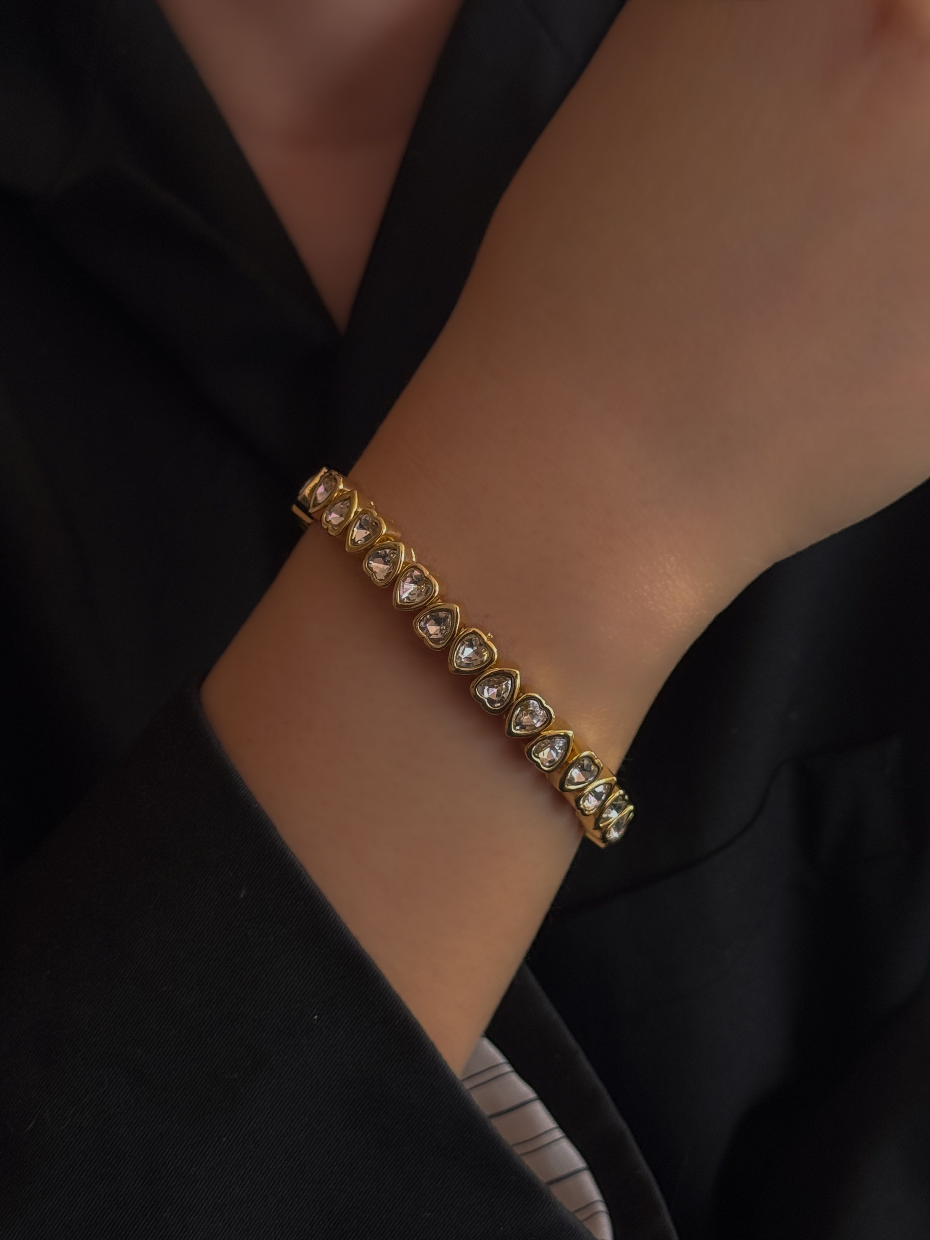 PULSERA FORTUNA CORAZONES