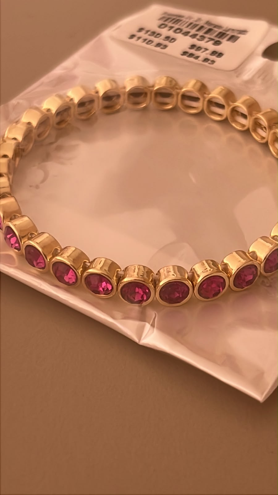 BRAZALETE CIR. ZIR. MORADO LAMINADO