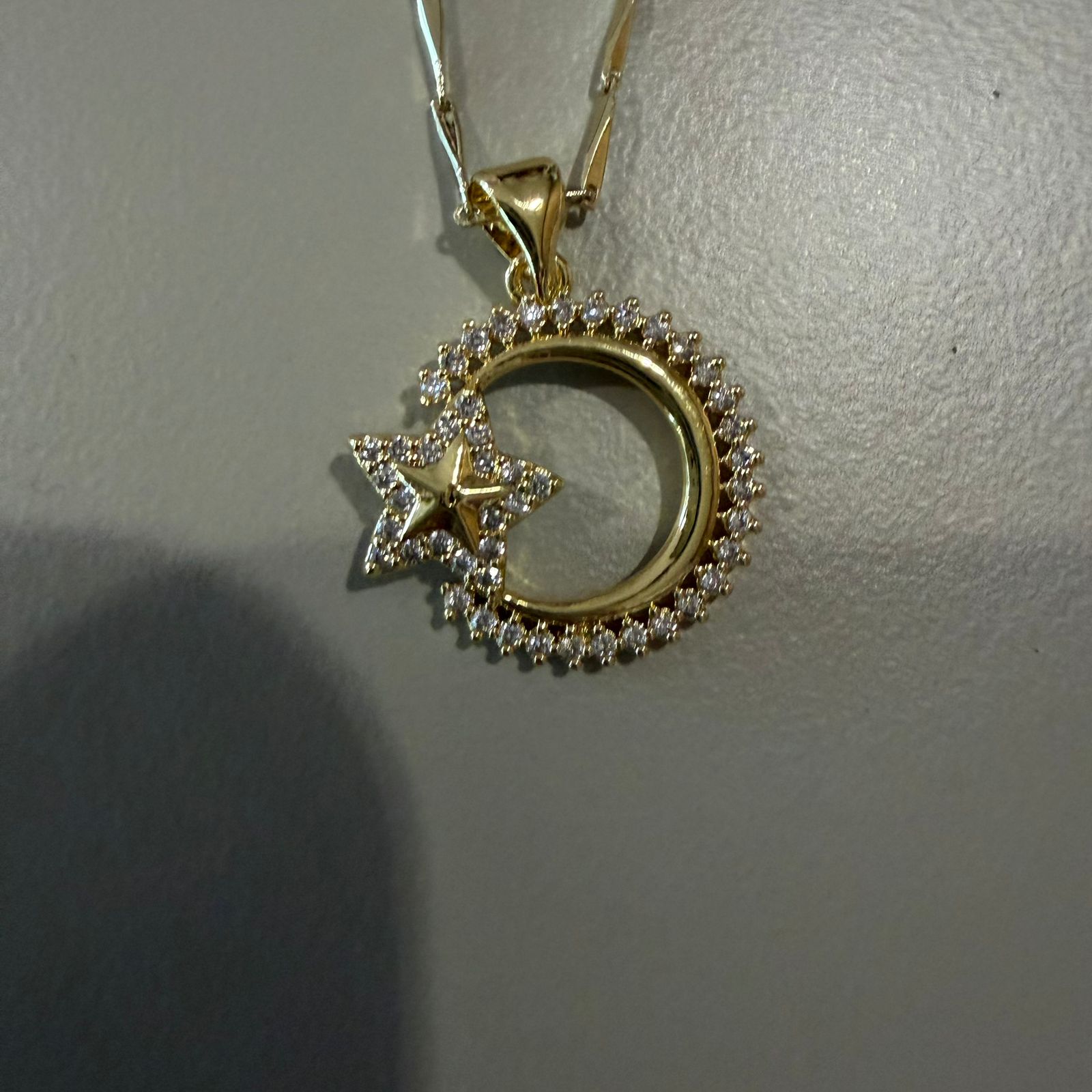 DIJE SOL LUNA ZIRCONIA
