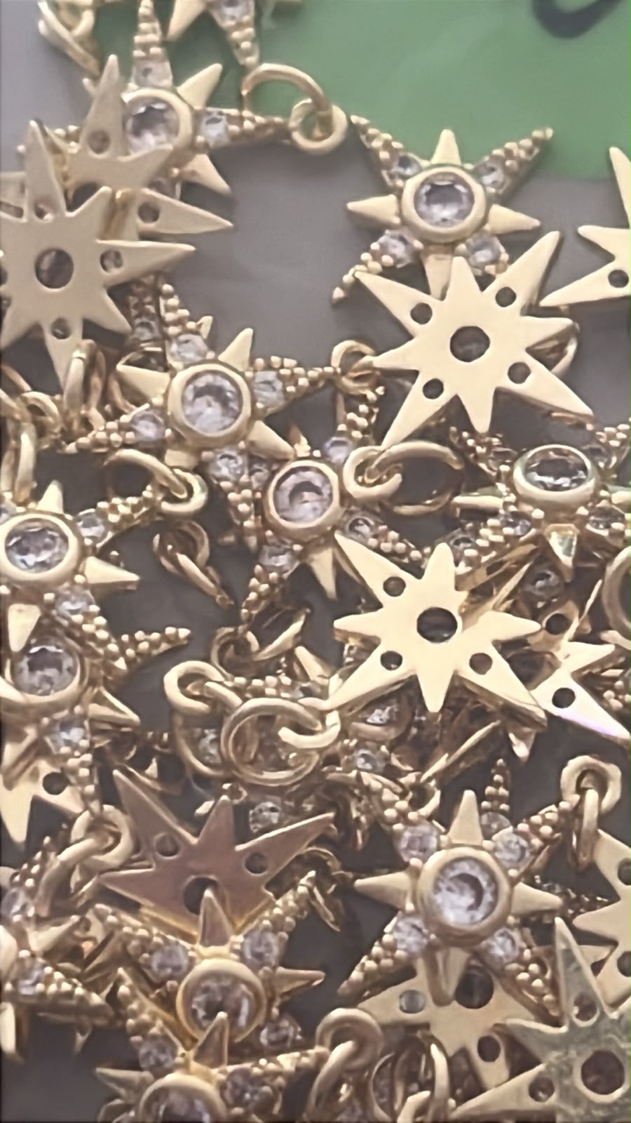 DIJE ESTRELLA CON CRISTAL Y ZIRCONIAS