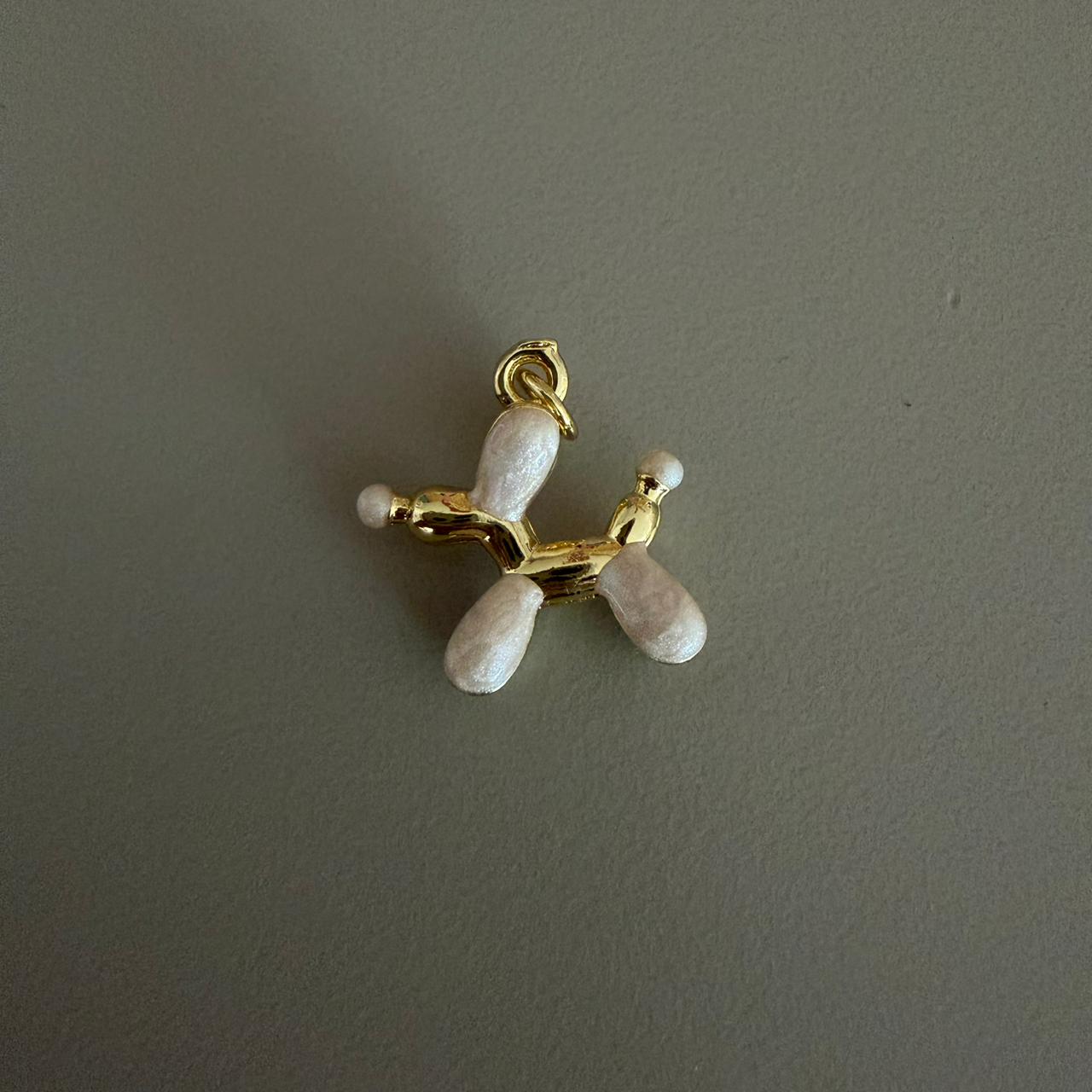 DIJE PERRITO MINI BLANCO