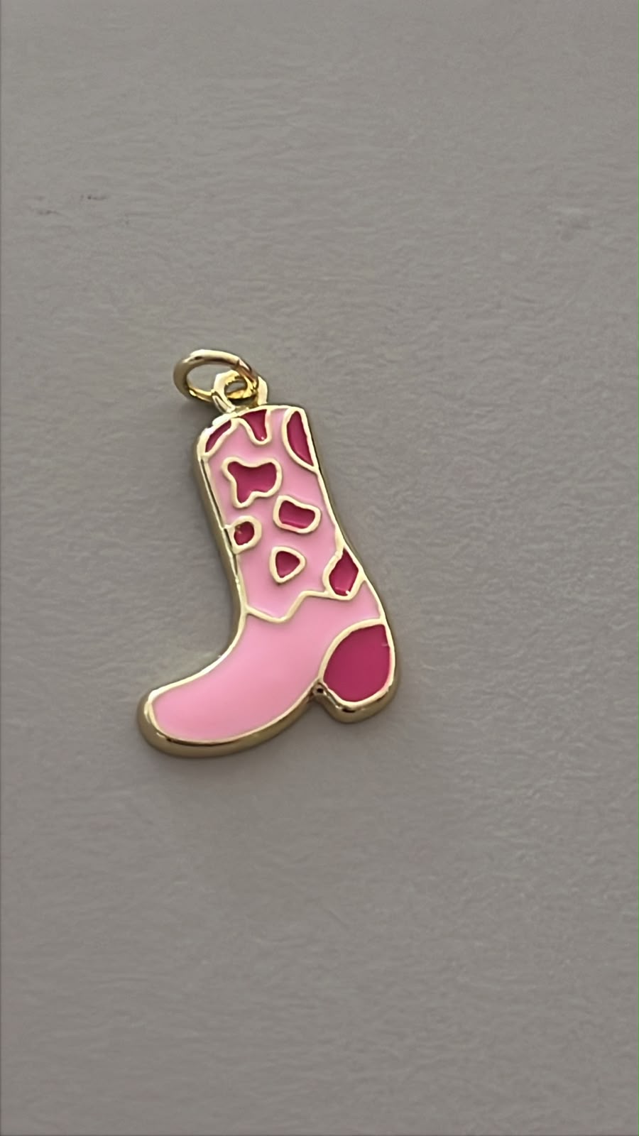 DIJE BOTA ROSA FUERTE Y ROSA CLARO