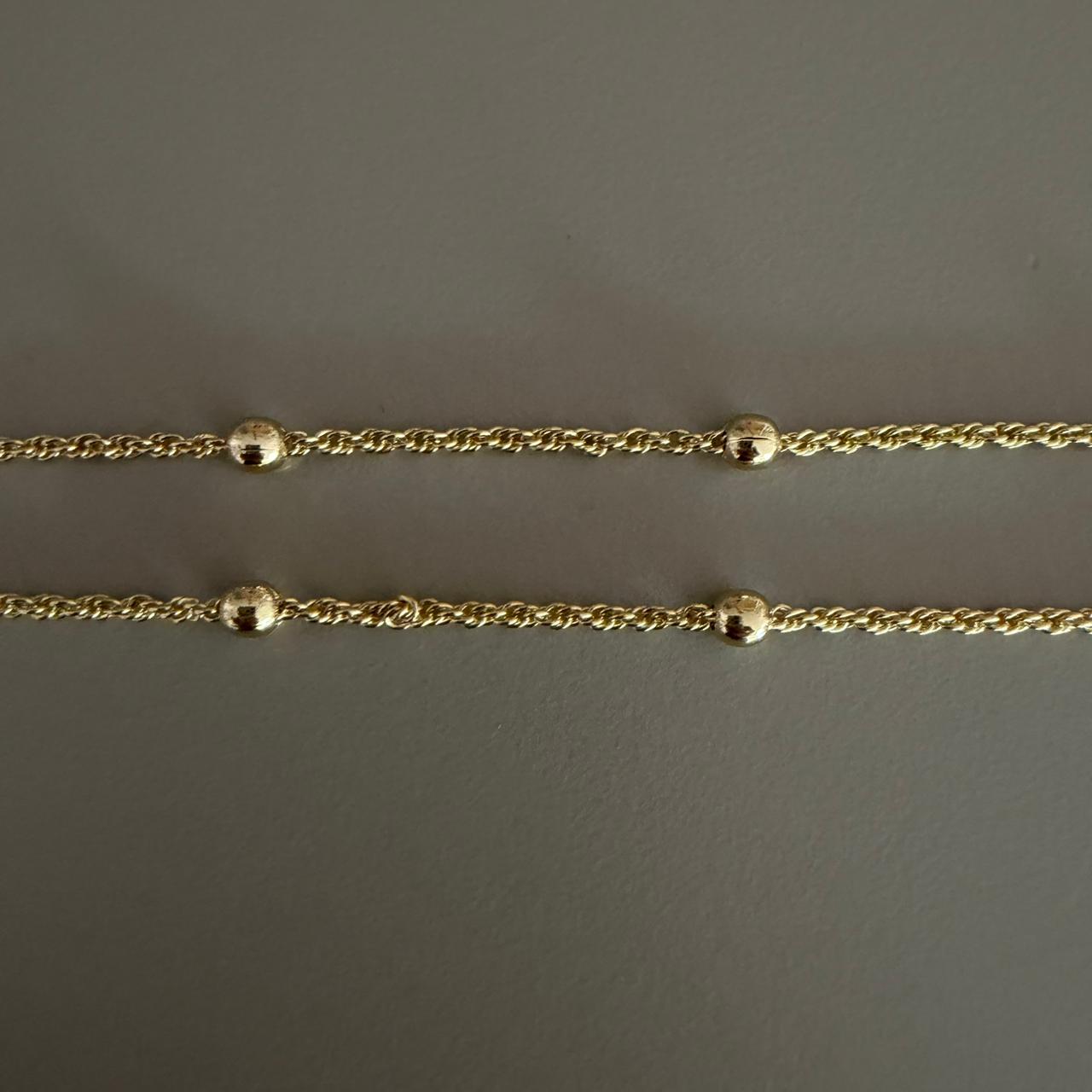 CADENA TORSAL CON BOLITA DEL 4