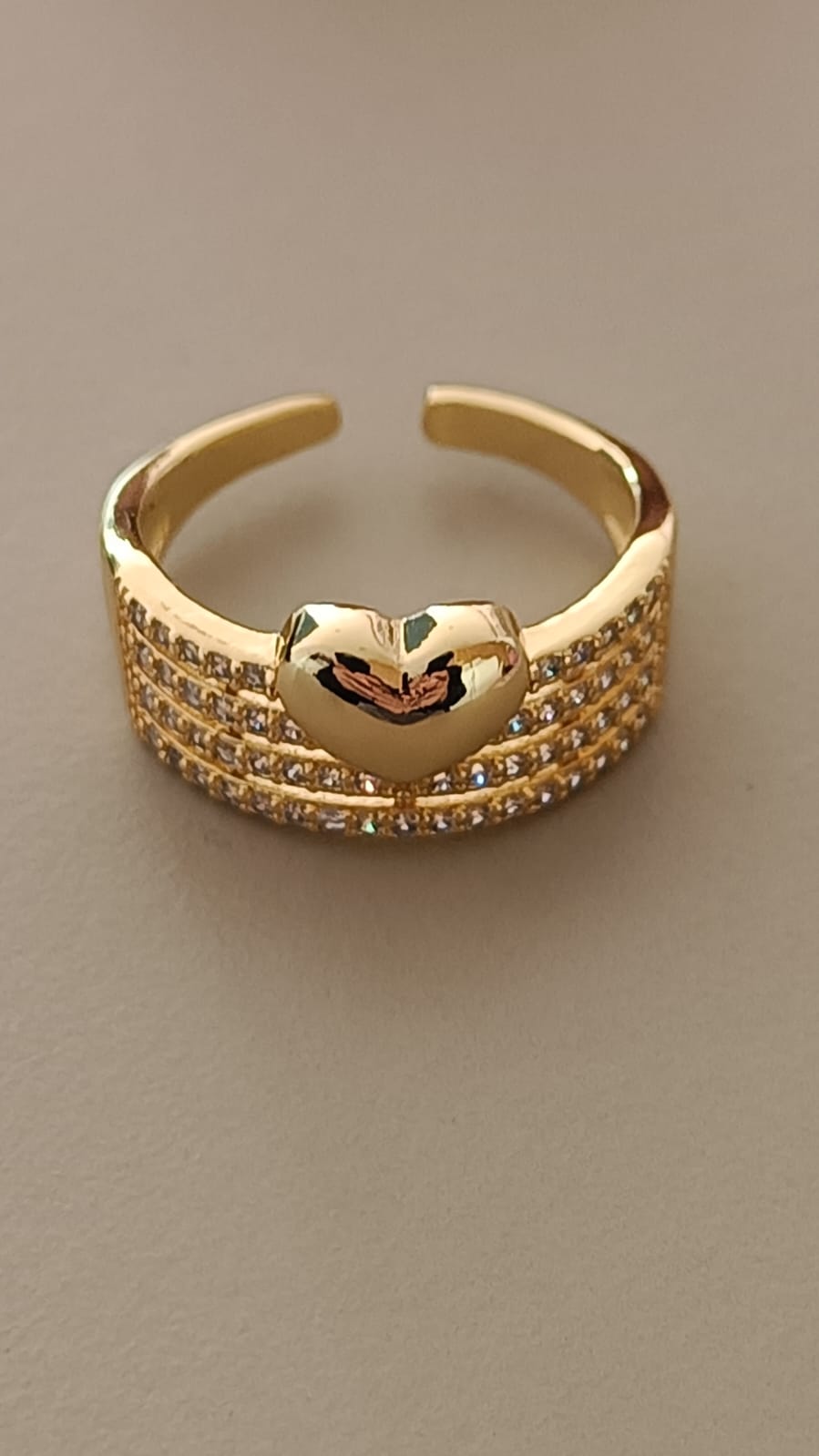 ANILLO 4 L CORAZON LAMINADO