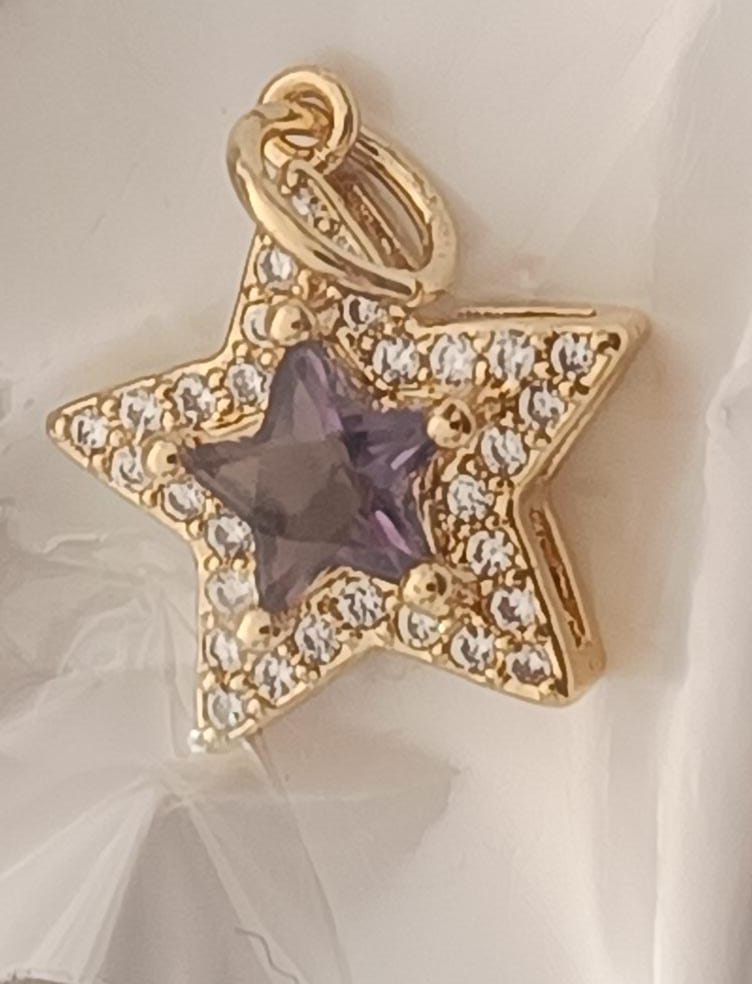 ESTRELLA 6 PICOS ZIR. COLOR