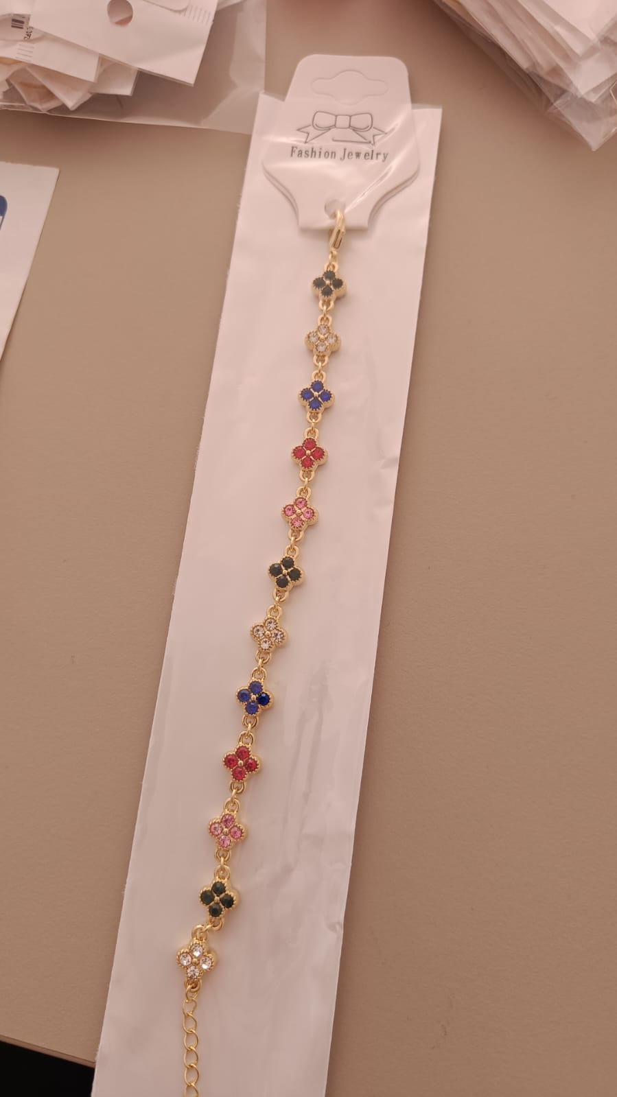 PULSERA DE FLORES COLORIDA